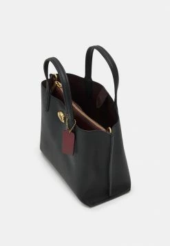 Discount 🎉 Coach POLISHED WILLOW TOTE - Tote Bag - Black ⭐ -Coach Sales 826d86ba073248ac8426052bdfbf1912