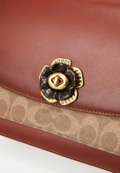 Best Sale 🎉 Coach 🧥 COATED SIGNATURE MADISON SHOULDER BAG - Across Body Bag - Tan Rust 🤩 -Coach Sales 82d383b25814431db5f83ec6e1bcb05e