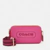 Outlet 🔥 COACH BADGE KIRA WEBBED - Across Body Bag - Petunia Multi 🔥