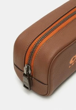 Flash Sale 🎁 TRAVEL KIT IN PEBBLE WITH COACH BRANDING - Travel Accessory - Dark Saddle/canyon 🛒 -Coach Sales 85879e3fee5543edb68685b8f2b2fac7
