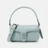 New ⭐ Coach COVERED CLOSURE PILLOW TABBY SHOULDER - 👜 Handbag - Aqua 🎁
