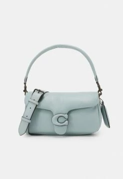 New ⭐ Coach COVERED CLOSURE PILLOW TABBY SHOULDER - 👜 Handbag - Aqua 🎁