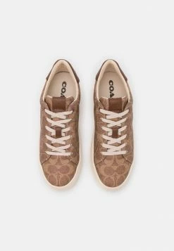 New ✔️ Coach LOWLINE 🧥 COATED - Trainers - Tan 👍 -Coach Sales 91e114855266427fb35f6b4134b859fb