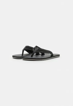 Best deal ⌛ Coach SIGNATURE - T-bar 🩴 Sandals - Charcoal/black ⌛ -Coach Sales 921ca792573a4367ac176f693b6f4ad5