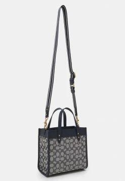 Best deal 🤩 Coach COLORBLOCK BADGE FIELD TOTE CROSSBODY - 👜 Handbag - Midnight Navy 😀 -Coach Sales 925903f9fe574ca9b48533bb92408285