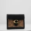 Cheap ✔️ Coach COLORBLOCK 🧥 COATED TABBY SMALL - Wallet - Tan/black 🧨