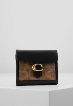 Cheap ✔️ Coach COLORBLOCK 🧥 COATED TABBY SMALL - Wallet - Tan/black 🧨