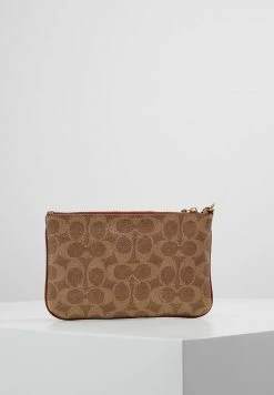 Cheap 🔥 Coach 🧥 COATED SMALL WRISTLET - Wallet - Tan Rust 💯 -Coach Sales 98e93f5169664978bf4428670af59e58