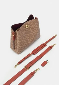Flash Sale 🔥 Coach SIGNATURE WILLOW SHOULDER BAG - 👜 Handbag - Tan/rust ❤️ -Coach Sales 99506e11254f41a19ed554674bc646b0