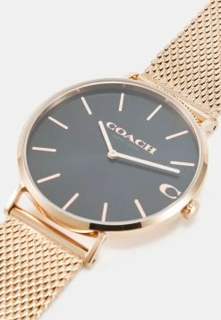 Best Sale 🧨 Coach CHARLES UNISEX - ⌚ Watch - Rosegold-coloured/black 👏 -Coach Sales 9bf1a8fc94794a00b552883c6b0b3b4e