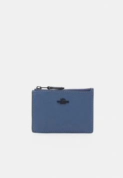 Best Sale 🤩 Coach CROSSGRAIN MINI SKINNY - Wallet - Blue 😍