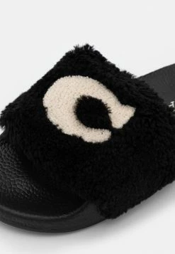 Outlet 🛒 Coach ULLA SLIDE - Mules - Black 💯 -Coach Sales 9d92e8c6c68f420494e004a2469fa2a4