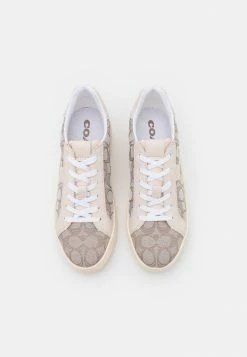 Best Sale ⌛ Coach JACQUARD - Trainers - Stone/chalk ❤️ -Coach Sales 9df903cc39d747328f44cf8983577cb5