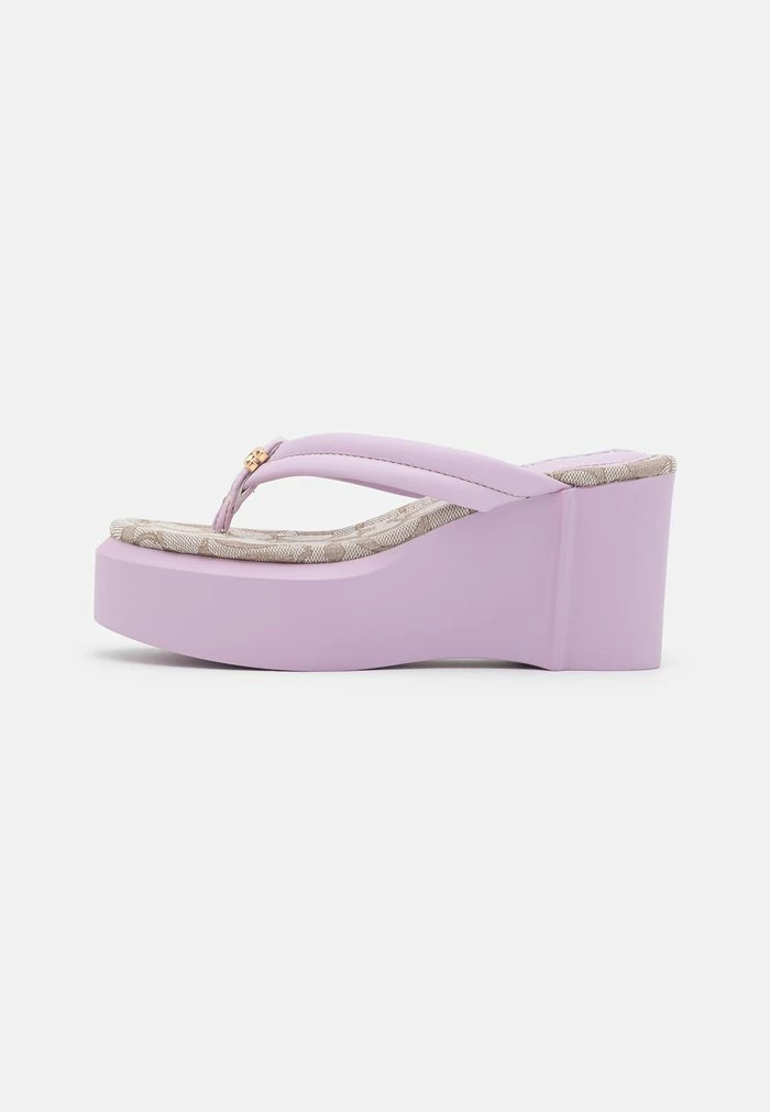 Hot Sale ⭐ Coach FRANKI - T-bar 🩴 Sandals - Violet 😍 2 Hot Sale ⭐ Coach FRANKI - T-bar 🩴 Sandals - Violet 😍 - Image 2