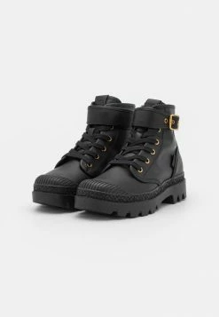 Discount ⌛ Coach TROOPER MID TOP BOOT - Lace-up Ankle 🥾 Boots - Black 🔥 -Coach Sales a003c5f12dc0410a99f24ab39294c052