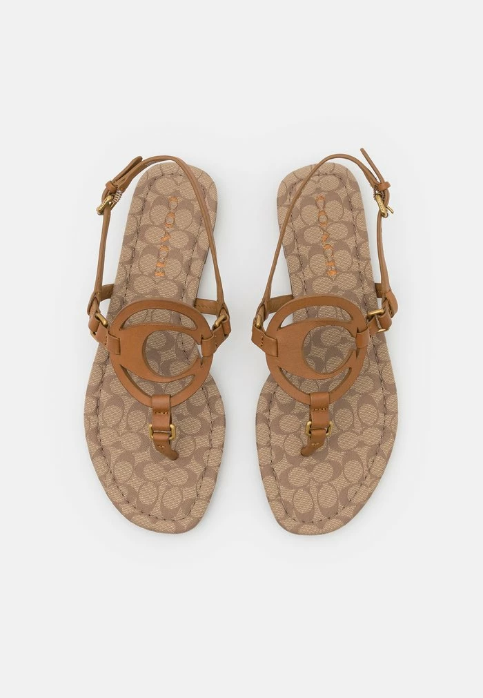 Cheap 😉 Coach JERI - T-bar 🩴 Sandals - Light Saddle/stone 🛒 5 Cheap 😉 Coach JERI - T-bar 🩴 Sandals - Light Saddle/stone 🛒 - Image 5
