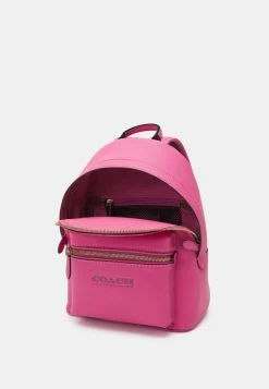 Deals 🧨 Coach POLISHED PEBBLE CHARTER 🎒 BACKPACK - Rucksack - Petunia ❤️ -Coach Sales a3e0ea31e600453195d186db5de4606a