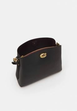 Cheapest 🎉 Coach POLISHED PEBBLE WILLOW SHOULDER BAG - 👜 Handbag - Black ✨ -Coach Sales aa6f46d6bcfe428db658d0d085eb5c98