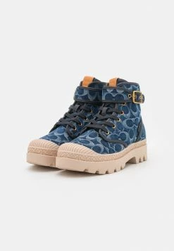 Best Pirce 🎉 Coach TROOPER MID TOP - Ankle 🥾 Boots - Denim 🔔 9 Best Pirce 🎉 Coach TROOPER MID TOP - Ankle 🥾 Boots - Denim 🔔 -Coach Sales ac505993f32b40e7837a4249d5354a6d
