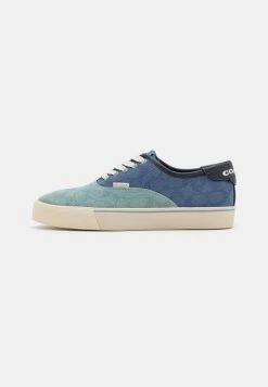 Hot Sale ❤️ Coach LACE UP SKATE - Trainers - Light Blue / Dark Blue 🛒