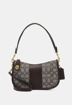 Deals 👍 Coach ORIGINALS SIGNATURE SWINGER - 👜 Handbag - Oak Maple ⭐