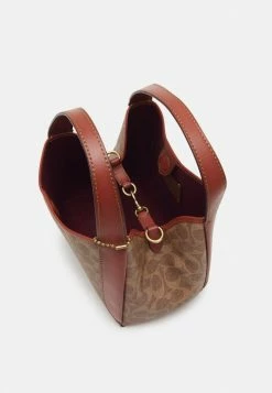 Budget 🥰 Coach 🧥 COATED SIGNATURE HADLEY HOBO - 👜 Handbag - Tan Rust ⌛ -Coach Sales b5de29e1a43743aa886364a5087b294a