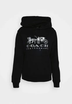Deals 😉 Coach EVERGREEN HORSE AND CARRIAGE HOODIE - Sweatshirt - Black ⭐ -Coach Sales b6616fb4037a498498dda7af1bffbdff