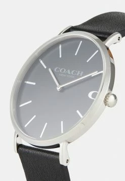 Brand new 🤩 Coach CHARLES UNISEX - ⌚ Watch - Black ⌛ -Coach Sales b7e8b09cdd904196b623c150eb41ce7e