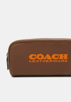 Flash Sale 🎁 TRAVEL KIT IN PEBBLE WITH COACH BRANDING - Travel Accessory - Dark Saddle/canyon 🛒 -Coach Sales b833eb36be354f13b508e90e1580803a