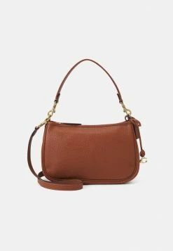Promo 😉 Coach SOFT PEBBLE - Across Body Bag - Saddle 😉