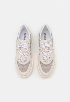 Budget 🤩 Coach CITYSOLE COURT - Trainers - Stone/chalk 😉 -Coach Sales c0782ed575874b939eccae078a38db57