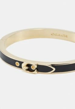 Best Sale ✨ Coach C BUCKLE THIN BANGLE - Bracelet - Gold-coloured/black ⭐ -Coach Sales c253e0b97d0e45628d6d7800f5da89d3