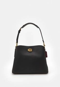 Cheapest 🎉 Coach POLISHED PEBBLE WILLOW SHOULDER BAG - 👜 Handbag - Black ✨ -Coach Sales c48de74853a34e9fad515c07b6474885