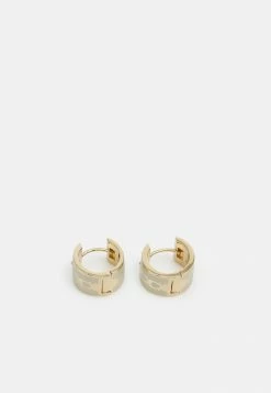 Brand new 🔥 Coach HOOP EARRINGS - Earrings - Gold-coloured/chalk ❤️