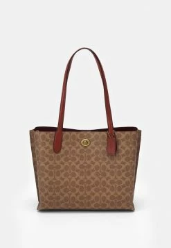 Cheap 🎁 Coach SIGNATURE WILLOW TOTE - Tote Bag - Tan 😉 -Coach Sales c8e9b0c09f564959838b19c0520ef453