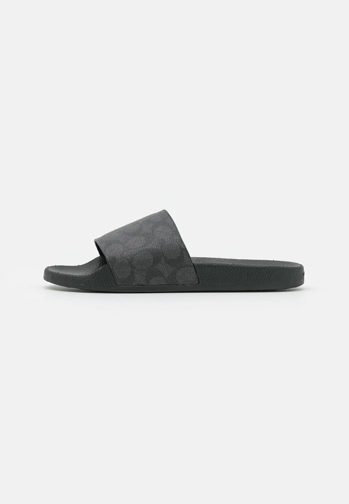 Cheapest ๐ Coach UDELE ๐งฅ COATED SLIDE - Mules - Charcoal/black โ 2 Cheapest ๐ Coach UDELE ๐งฅ COATED SLIDE - Mules - Charcoal/black โ - Image 2