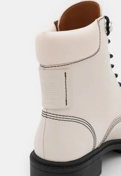 Coupon 👏 Coach LORIMER BOOTIE - Lace-up Ankle 🥾 Boots - Chalk 🔥 -Coach Sales c90f8d2e5afb4b34a31c951a2bb13af4