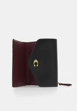 Budget 🥰 Coach COLORBLOCK 🧥 COATED SIGNATURE SMALL WALLET - Wallet - Tan Black 🥰 -Coach Sales c9811ffd1fc54f8faadecab8bbfb17f6