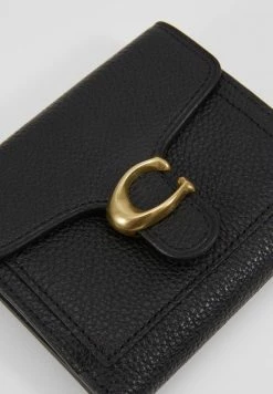 Best Pirce ❤️ Coach POLISHED PEBBLE TABBY SMALL WALLET - Wallet - Black ⭐ -Coach Sales ca31a33bccd14c32b57533b6d287bc3d