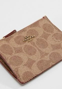 Promo ❤️ Coach MINI SKINNY COLORBLOCK 🧥 COATED SIGNATURE - Wallet - Tan Rust 👏 -Coach Sales cfee54061c244d169a01b8b73b9f75d1