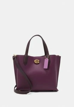 Outlet ⌛ Coach WILLOW TOTE - 👜 Handbag - Deep Berry ❤️
