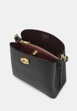 Hot Sale 🛒 Coach WILLOW BUCKET BAG ADJUSTABLE - 👜 Handbag - Black ⌛ -Coach Sales d1a5540f2e7346a6b6faa14e4d782295