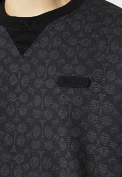 Brand new 🎉 Coach ESSENTIAL CREWNECK IN SIGNATURE - Sweatshirt - Charcoal Signature 🌟 -Coach Sales d5939338cf994927a25ca65cdff5da02