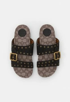 Wholesale 🤩 Coach ALLY - Mules - Black/oak 👍 -Coach Sales d6a384ac191b434fb6775def233e3a46