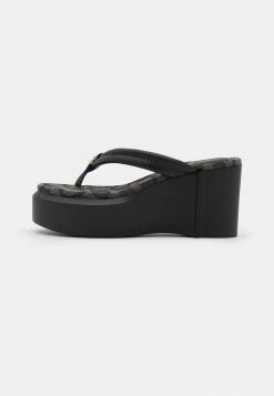 Deals ⌛ Coach FRANKI - T-bar 🩴 Sandals - Black 🔔