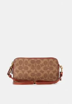 Cheap 🎁 Coach COLORBLOCK 🧥 COATED SIGNATURE KIRA CROSSBODY - Across Body Bag - Tan Rust 🌟 -Coach Sales db61cce4f1764963a754f8bfae4ce6d0