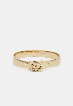 Best reviews of 🥰 Coach BUCKLE BANGLE - Bracelet - Gold-coloured 🎁