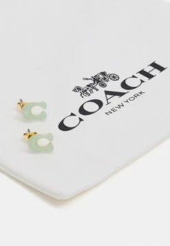 Buy 👍 Coach STUD EARRINGS - Earrings - Green ⌛ -Coach Sales e5532a183bf14c1dbe45d90cbc427361