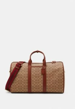 Budget 💯 Coach SIGNATURE GOTHAM DUFFLE UNISEX - Weekend Bag - Tan/rust 🥰