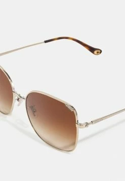 Coupon 🔔 Coach 👓 Sunglasses - Shiny Light Gold-coloured 😍 -Coach Sales ef33508815074b0b9787c08285df8d9d